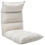 Faltbare Bodenliege aus cremefarbenem Stoff von , Bodenstühle - Ref: Foro24-325237, Preis: 122,52 €, Rabatt: %