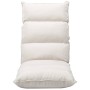 Faltbare Bodenliege aus cremefarbenem Stoff von , Bodenstühle - Ref: Foro24-325237, Preis: 124,87 €, Rabatt: %