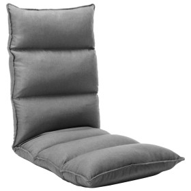 Faltbare Bodenliege aus hellem grauem Stoff von , Bodenstühle - Ref: Foro24-325235, Preis: 117,29 €, Rabatt: %