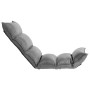 Faltbare Bodenliege aus hellem grauem Stoff von , Bodenstühle - Ref: Foro24-325235, Preis: 117,29 €, Rabatt: %