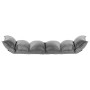Faltbare Bodenliege aus hellem grauem Stoff von , Bodenstühle - Ref: Foro24-325235, Preis: 117,29 €, Rabatt: %