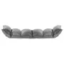 Faltbare Bodenliege aus hellem grauem Stoff von , Bodenstühle - Ref: Foro24-325235, Preis: 107,70 €, Rabatt: %