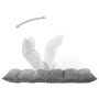 Faltbare Bodenliege aus hellem grauem Stoff von , Bodenstühle - Ref: Foro24-325235, Preis: 117,29 €, Rabatt: %