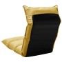 Folding mustard yellow fabric floor lounger by , Floor chairs - Ref: Foro24-325242, Price: 106,10 €, Discount: %