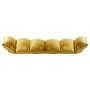Folding mustard yellow fabric floor lounger by , Floor chairs - Ref: Foro24-325242, Price: 106,10 €, Discount: %