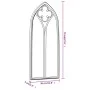 Sand-colored iron mirror for indoor use, 70x30 cm by , Mirrors - Ref: Foro24-3093521, Price: 100,74 €, Discount: %