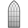 Black iron mirror for indoor use 70x30 cm by , Mirrors - Ref: Foro24-3093514, Price: 74,11 €, Discount: %