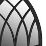 Black iron mirror for indoor use 70x30 cm by , Mirrors - Ref: Foro24-3093514, Price: 74,11 €, Discount: %