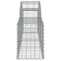 Gabion baskets 40 units, arched shape, iron, 200x30x40/60 cm by , Pots and planters - Ref: Foro24-3146065, Price: 1,00 €, Dis...