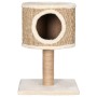 Kratzbaum mit Haus und Kratzbaum 52 cm Seegras von vidaXL, Katzenmöbel - Ref: Foro24-170972, Preis: 43,20 €, Rabatt: %