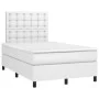 Boxspringbett mit weißem Kunstleder-Matratze 120x200 cm. von , Betten und Lattenroste - Ref: Foro24-3142834, Preis: 418,67 €,...