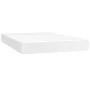 White synthetic leather box spring bed with mattress 120x200 cm by , Beds and slatted bases - Ref: Foro24-3142834, Price: 418...