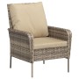 Gartenliege mit Fußhocker aus hellem braunem Kunststoff-Rattan von , Gartenstühle - Ref: Foro24-364114, Preis: 201,90 €, Raba...