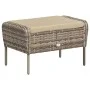 Gartenliege mit Fußhocker aus hellem braunem Kunststoff-Rattan von , Gartenstühle - Ref: Foro24-364114, Preis: 200,80 €, Raba...