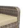 Gartenliege mit Fußhocker aus hellem braunem Kunststoff-Rattan von , Gartenstühle - Ref: Foro24-364114, Preis: 200,80 €, Raba...