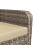 Light brown synthetic rattan garden armchair with footrest by , Garden chairs - Ref: Foro24-364114, Price: 194,57 €, Discount: %