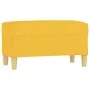 Banco de tela amarillo 70x35x41 cm de , Bancos - Ref: Foro24-349372, Precio: 50,72 €, Descuento: %