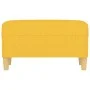Banco de tela amarillo 70x35x41 cm de , Bancos - Ref: Foro24-349372, Precio: 50,72 €, Descuento: %