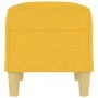 Banco de tela amarillo 70x35x41 cm de , Bancos - Ref: Foro24-349372, Precio: 50,72 €, Descuento: %