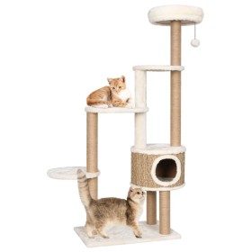 Árbol para gatos cojín lujo poste rascador hierba marina 148 cm