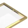 Computer side table with transparent glass, 50x35x65 cm by , Side tables - Ref: Foro24-331645, Price: 55,88 €, Discount: %