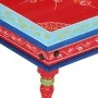 Hand-painted solid red mango wood coffee table by , Coffee table - Ref: Foro24-353766, Price: 70,28 €, Discount: %