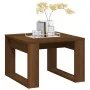 Side table made of brown oak plywood, measuring 50x50x35 cm. by , Side tables - Ref: Foro24-825827, Price: 34,24 €, Discount: %
