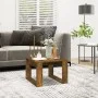 Side table made of smoked oak plywood, measuring 50x50x35 cm. by , Side tables - Ref: Foro24-825825, Price: 34,30 €, Discount: %