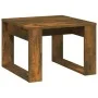 Side table made of smoked oak plywood, measuring 50x50x35 cm. by , Side tables - Ref: Foro24-825825, Price: 34,30 €, Discount: %