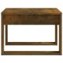 Side table made of smoked oak plywood, measuring 50x50x35 cm. by , Side tables - Ref: Foro24-825825, Price: 34,30 €, Discount: %