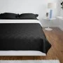 Gesteppte Bettdecke mit doppelseitigem Schwarz-Weiß-Muster, 220x240 cm. von , Tagesdecken und Bettdecken - Ref: Foro24-130887...