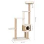 Cat tree with luxury cushion, scratching post, and catnip 148 cm. by vidaXL, Cat furniture - Ref: Foro24-170978, Price: 131,2...
