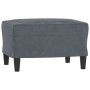 Dreiteiliges Sofaset mit dunkelgrauen Samtkissen. von , Sofas - Ref: Foro24-3202241, Preis: 571,36 €, Rabatt: %