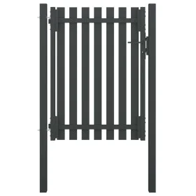 Graues anthrazitfarbenes Stahlgittertürchen für den Garten 1x1,7 cm von , Gartentore - Ref: Foro24-146329, Preis: 232,78 €, R...