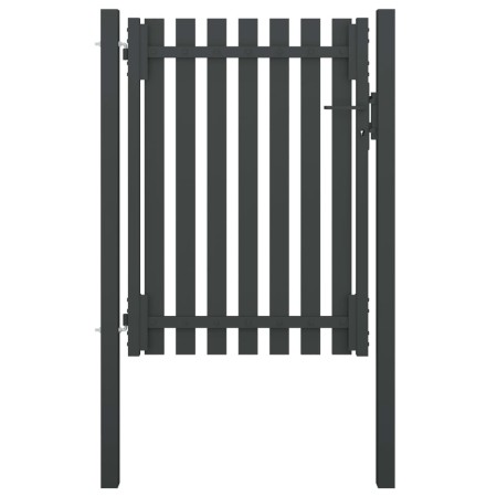 Graues anthrazitfarbenes Stahlgittertürchen für den Garten 1x1,7 cm von , Gartentore - Ref: Foro24-146329, Preis: 237,20 €, R...
