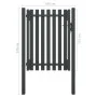 Anthracite grey steel garden fence gate 1x1.7 cm by , garden gates - Ref: Foro24-146329, Price: 232,76 €, Discount: %
