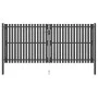 Graue Anthrazit-Stahlgittertür 4x2 cm von , Gartentore - Ref: Foro24-146336, Preis: 631,90 €, Rabatt: %