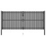 Graue Anthrazit-Stahlgittertür 4x2 cm von , Gartentore - Ref: Foro24-146336, Preis: 706,36 €, Rabatt: %