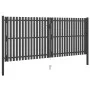 Graue Anthrazit-Stahlgittertür 4x2 cm von , Gartentore - Ref: Foro24-146336, Preis: 631,90 €, Rabatt: %