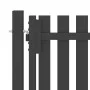 Graue Anthrazit-Stahlgittertür 4x2 cm von , Gartentore - Ref: Foro24-146336, Preis: 631,90 €, Rabatt: %