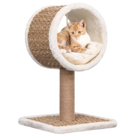 Katze Baumspitze Tunnel und Seegras Spielzeug 56 cm von vidaXL, Katzenmöbel - Ref: Foro24-170973, Preis: 51,23 €, Rabatt: %