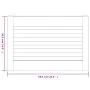 Closet door slats 4 pcs white pine wood 39.5x59.4 cm by , cabinet doors - Ref: Foro24-151150, Price: 65,34 €, Discount: %