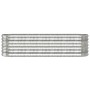 Steel powder-coated silver planter box 152x40x36 cm by , Pots and planters - Ref: Foro24-318872, Price: 47,86 €, Discount: %