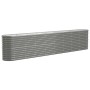 Steel powder-coated gray planter bed 332x40x68 cm by , Pots and planters - Ref: Foro24-318909, Price: 110,46 €, Discount: %