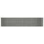 Steel powder-coated gray planter bed 332x40x68 cm by , Pots and planters - Ref: Foro24-318909, Price: 110,46 €, Discount: %