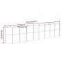 Steel powder-coated gray planter bed 332x40x68 cm by , Pots and planters - Ref: Foro24-318909, Price: 110,46 €, Discount: %