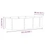 Jardinera arriate acero recubierto polvo antracita 152x80x36 cm de , Maceteros y jardineras - Ref: Foro24-318916, Precio: 51,...