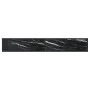 Tempered glass and black marble console table 220x35x75.5 cm by , Side tables - Ref: Foro24-331693, Price: 110,12 €, Discount: %