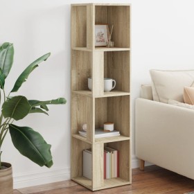 Eckschrank aus Eichenholz-Sonoma-Sperrholz 33x33x132cm von , Schließfächer und Lagerschränke - Ref: Foro24-809038, Preis: 65,...