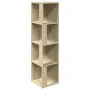 Mueble de esquina madera contrachapada roble Sonoma 33x33x132cm de , Taquillas y armarios de almacenamiento - Ref: Foro24-809...